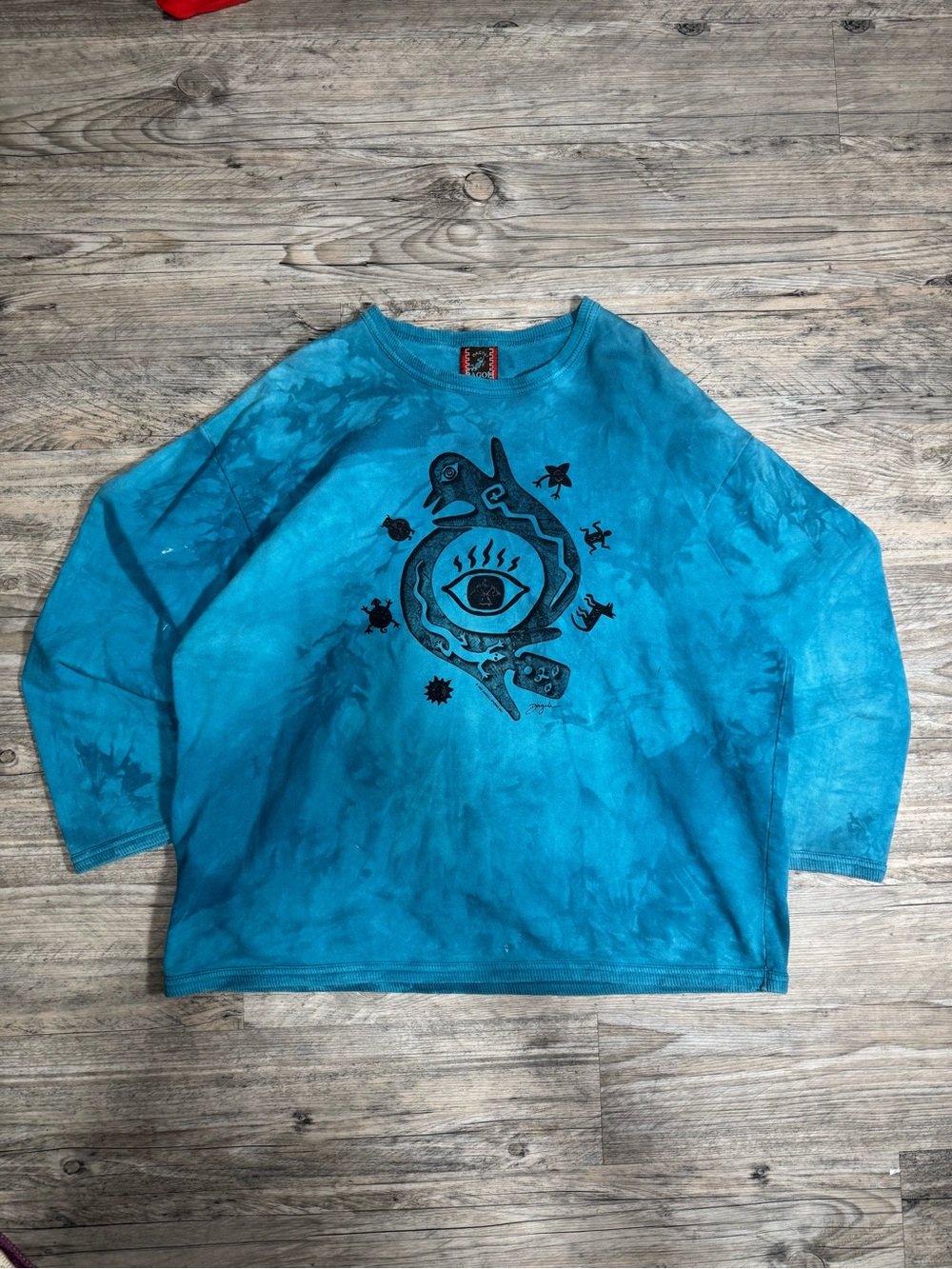 1997 Dagoli Tie-Dye Graphic Long Sleeve Sweatshirt